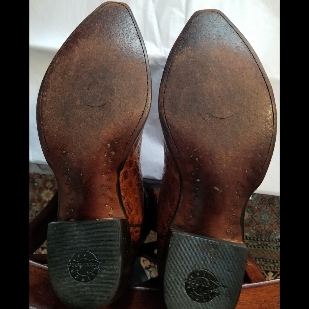 Lucchese Caiman Western Boots Size 13D - Picture 6 of 7